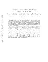 A Converse to Banach's Fixed Point Theorem and Its CLS Completeness