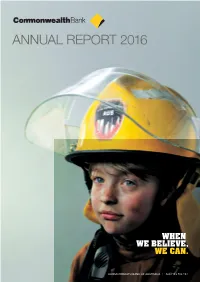 Annual Report 2016 Report Annual