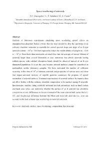 Space Weathering of Asteroids