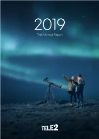 Tele2 Annual Report FINANCIAL CALENDAR 2020