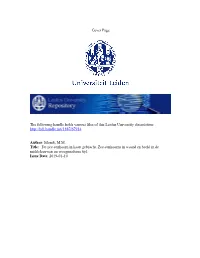 Bibliography Appendix CV