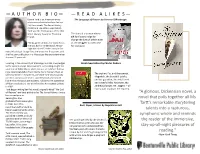 The Goldfinch, Was Published in 2013