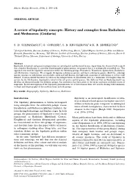 A Review of Bipolarity Concepts: History and Examples from Radiolaria and Medusozoa (Cnidaria)