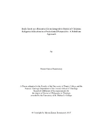 Bodo Saori As a Resource for an Integrative Model of Christian Religious Education in a Postcolonial Perspective: a Subaltern Approach