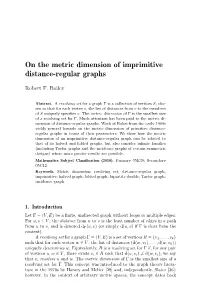On the Metric Dimension of Imprimitive Distance-Regular Graphs