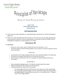 Soil Characteristics Soil Science