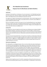 The Fallowfield Loop Consultation: Response from the Manchester and Salford Ramblers