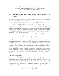 4 Factor Graphs and Comparing Graphical Model Types