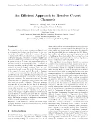 An Efficient Approach to Resolve Covert Channels