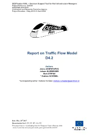 Report on Traffic Flow Model D4.2
