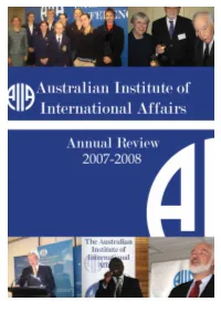 Annual Review for 2007-2008