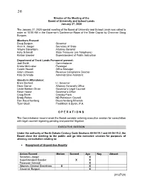 Board Minutes