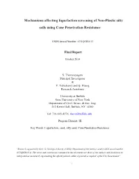 Mechanisms Affecting Liquefaction Screening of Non-Plastic Silty Soils Using Cone Penetration Resistance