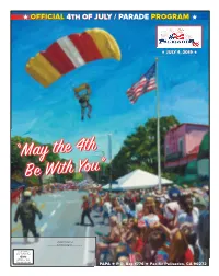 Official 4Th of July / Parade Program