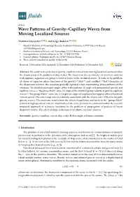 Wave Patterns of Gravity–Capillary Waves from Moving Localized Sources