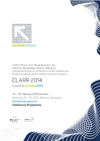CLARR 2014 Hosted by Nordwest2050