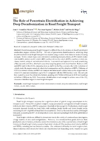The Role of Powertrain Electrification in Achieving Deep Decarbonization
