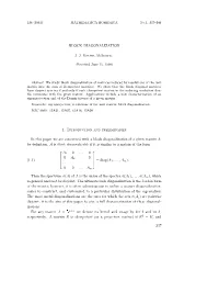 Block Diagonalization