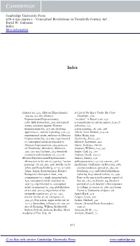 Conceptual Revolutions in Twentieth-Century Art David W
