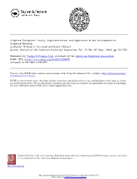 Graphical Perception: Theory, Experimentation, and Application to the Development of Graphical Methods Author(S): William S