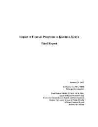 Impact of Filmaid Programs in Kakuma, Kenya Final Report