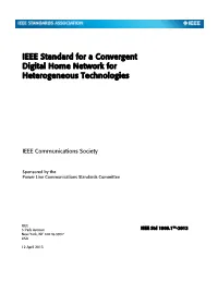 IEEE Std 1905.1TM-2013, IEEE Standard for a Convergent Digital