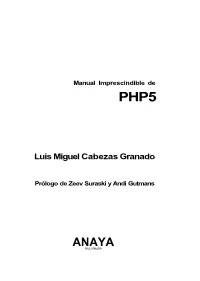 Variables En PHP 5