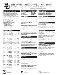 BU MBB Game Notes 2011-2012 15 TT Tweet Layout 1