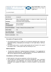 Planning and Architecture Division Assessment Report