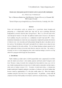 To Be Published in Int. J. Impact Eengineering, 2017
