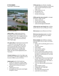 BY the NUMBERS Cedar Rapids Flood Damage $384,514,096 In