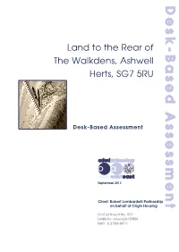 Desk-Based Assessmentdesk-Basedassessment