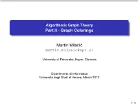 Graph Colorings