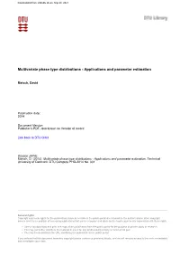 Multivariate Phase Type Distributions - Applications and Parameter Estimation