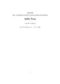 Suffix Trees