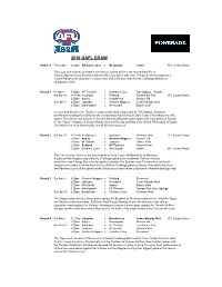 2010 Qafl Draw