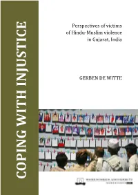 Coping with Injustice with Coping