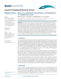 Effects of a Shallow Flood Shoal and Friction on Hydrodynamics of A