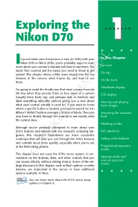 Exploring the Nikon D70 17