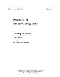 Dynamics of Self-Gravitating Disks