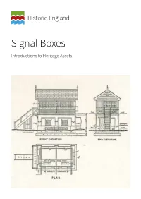 Introduction to Heritage Assets: Signal Boxes
