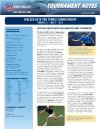 Tournament Notes