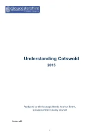 Understanding Cotswold 2015
