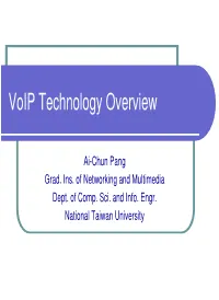 Voip Technology Overview