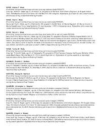 WADE, Andrew P. Wade (From Army Spc