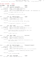 Burlington PD Media Log Page: 1 Selective Search From: 01/01/2017 Thru: 01/31/2017 0000 - 2359 Printed: 06/08/2017