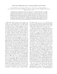 Matter-Wave Diffraction from a Quasicrystalline Optical Lattice