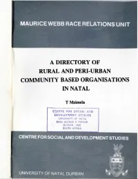 Maurice Webb Race Relations Unit