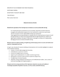 Ministry of the Environment and Forest Resources