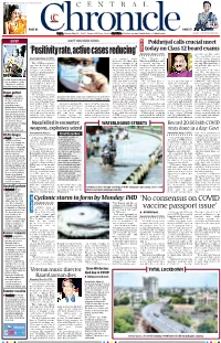 'Positivity Rate, Active Cases Reducing'